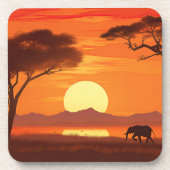  safari bier onderzetter (Voorkant)