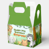 Safari Birthday Party Bedankdoosjes (Geopend)