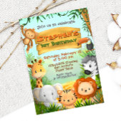 Safari Birthday Party Kaart