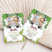 Safari Birthday Uitnodiging