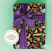 Safari Birthday Wrapping Paper, safari animals Inpakpapier Vel