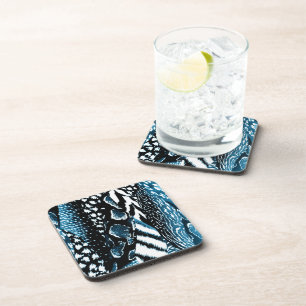 Safari Blue Drankjes Onderzetter