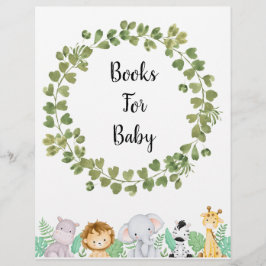 Safari boeken voor Baby Poster