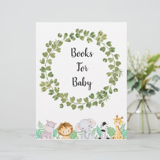 Safari boeken voor Baby Poster (Staand voorkant)