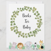 Safari boeken voor Baby Poster (Achterkant)