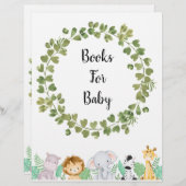 Safari boeken voor Baby Poster (Voorkant / Achterkant)