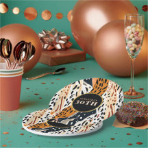 Safari Boho Papieren Bekers Afrikaanse Print Feest