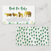 Safari Book request Card Visitekaartje grootte inv Informatiekaartje (Voorkant / Achterkant)