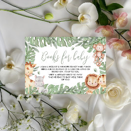 Safari Books for Baby Card Informatiekaartje