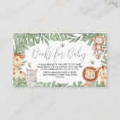 Safari Books for Baby Card Informatiekaartje (Voorkant)