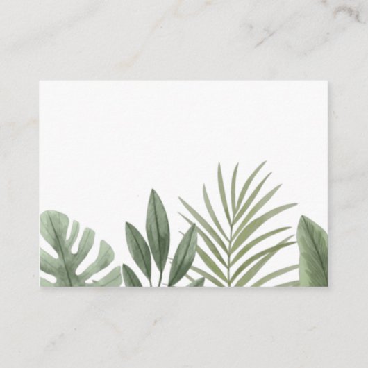 Safari Books for Baby Enclosure Kaart (Achterkant)