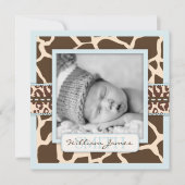 Safari Boy Aankondigingsplein Aankondiging (Voorkant)