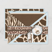 Safari Boy Advice Kaart (Voorkant / Achterkant)