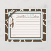 Safari Boy Advice Kaart (Achterkant)