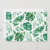 Safari Boy Baby shower Uitnodiging (Achterkant)