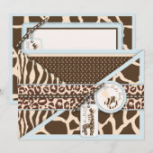 Safari Boy Card 2 Kaart (Voorkant / Achterkant)