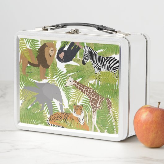 Safari Boy Cute Oerwoud Animals | Meisje (In situ)