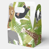 Safari Boy Cute Oerwoud Animals | Meisje Bedankdoosjes (Geopend)