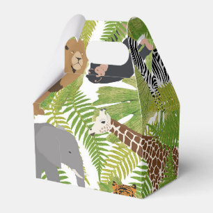 Safari Boy Cute Oerwoud Animals Meisje Bedankdoosjes