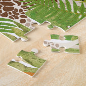 Safari Boy Cute Oerwoud Animals | Meisje Legpuzzel (Zijkant)