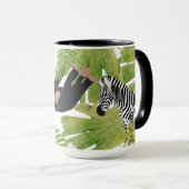 Safari Boy Cute Oerwoud Animals | Meisje Mok (Voorkant rechts)