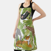 Safari Boy Cute Oerwoud Animals | Meisje Schort (Insitu)