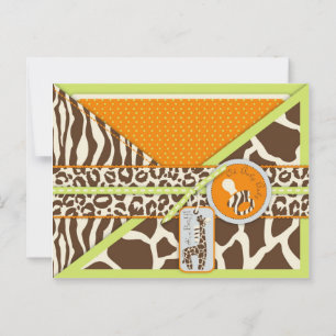 Safari Boy Green Advice Briefkaart