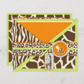 Safari Boy Green Advice Kaart (Voorkant / Achterkant)