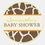 Safari Boy Groene Sticker D (Voorkant)