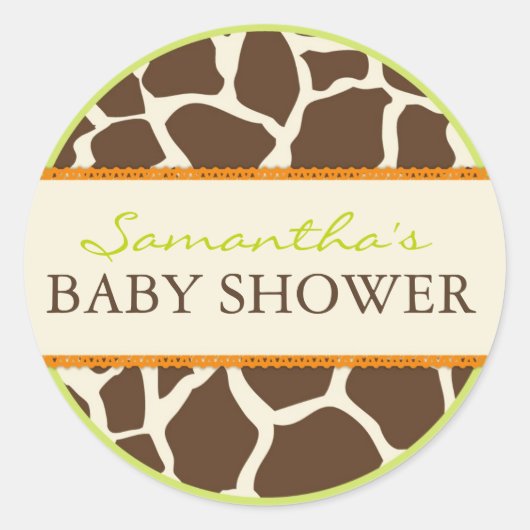 Safari Boy Groene Sticker D (Voorkant)