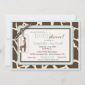 Safari Boy Invitation Card 2 Kaart (Achterkant)