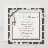 Safari Boy Invitation Square_bpimentel Kaart (Achterkant)