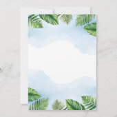 Safari Boy Lion Greenery Baby shower Bow stropdas Kaart (Achterkant)