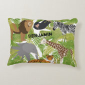 Safari Boy | Meisje Accent Kussen (Achterkant)