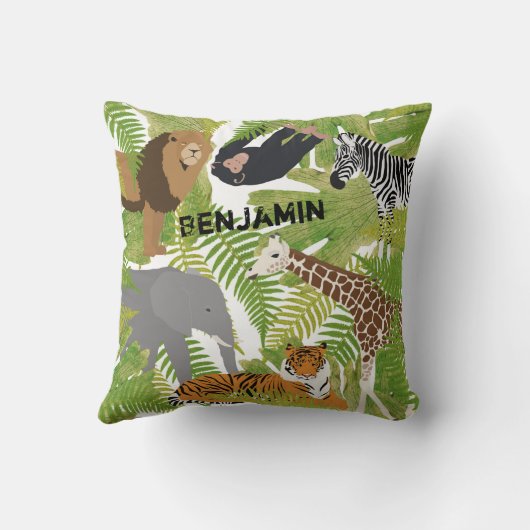 Safari Boy | Meisje Kussen (Achterkant)