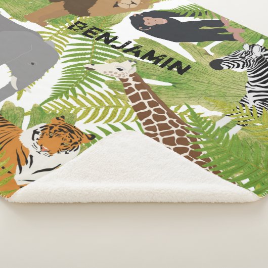 Safari Boy | Meisje Sherpa Deken (3/4)