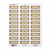 Safari Boy OF retourlabel Etiket (Full Sheet)