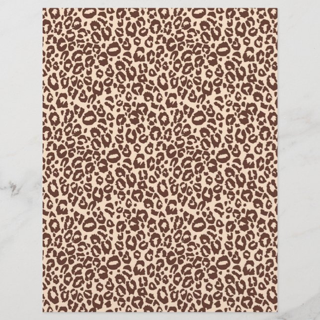 Safari Boy Scrapbook Paper Cheetah (Voorkant)