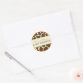 Safari Boy Sinaasappel Sticker D (Envelop)