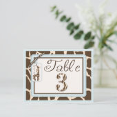 Safari Boy Tabel Briefkaart 3 (Staand voorkant)