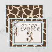 Safari Boy Tabel Briefkaart 3 (Voorkant / Achterkant)