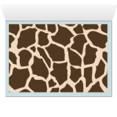 Safari Boy Tabel Card 1 (Binnen Horizontaal (Onder))