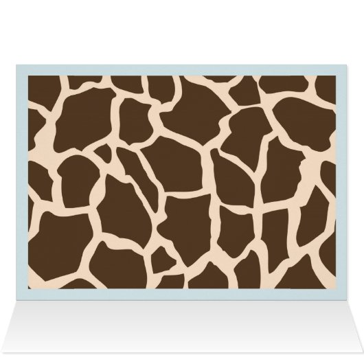 Safari Boy Tabel Card 4 (Binnen Horizontaal (Boven))