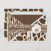 Safari Boy TY-Briefkaart Briefkaart (Voorkant / Achterkant)