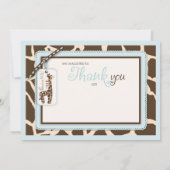 Safari Boy TY Card 2 Bedankkaart (Achterkant)