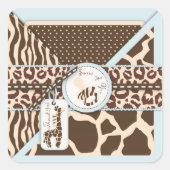 Safari Boy TY Sticker B (Voorkant)