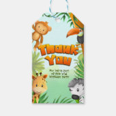 Safari Boy Verjaardagscadeau Label - Favorietag Cadeaulabel (Voorkant)