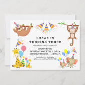 Safari Boys Birthday Kaart (Voorkant)