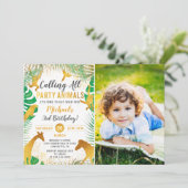 Safari Boys Foto van Gold Oerwouden Kaart (Staand voorkant)