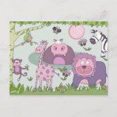 safari briefkaart (Voorkant)